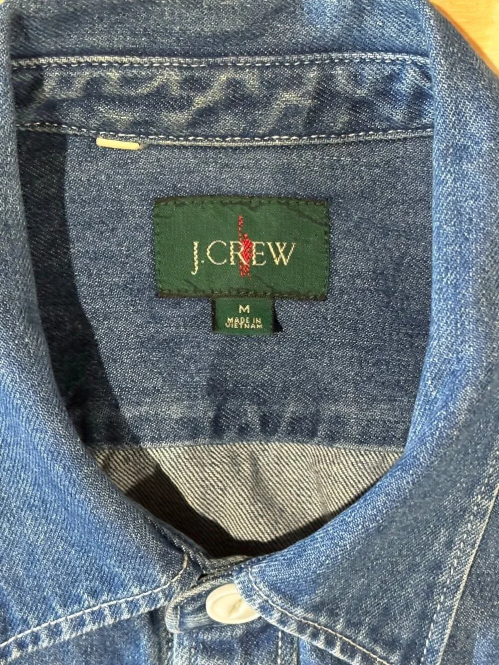J.Crew Midweight Denim Workshirt | Mens | Size Medium